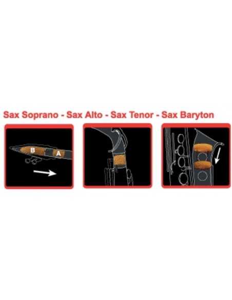 Sordina Saxofón Alto Saxmute