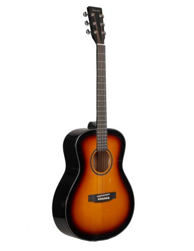 Guitarra Acústica Electrificada Stonewood Tipo OM Fischman GT2 Tobacco Sunburst