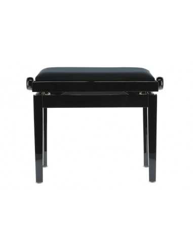 Banqueta Piano Deluxe Negro Brillante