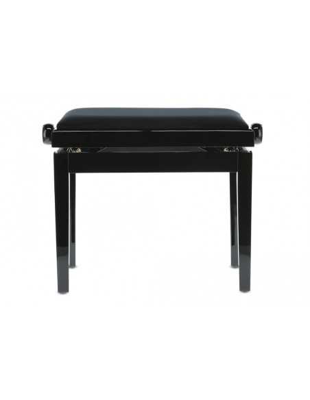 Banqueta Piano Deluxe Negro Brillante