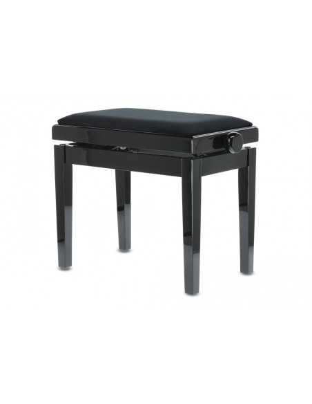 Banqueta Piano Deluxe Negro Brillante