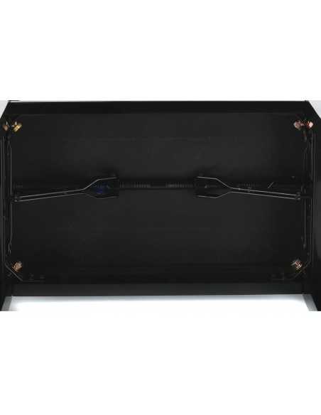 Banqueta Piano Deluxe Compartment Negro Brillante