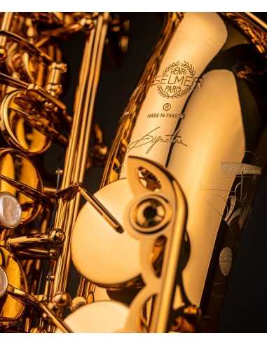 Saxofón Alto Selmer Signature Dorado Goldmessing Grabado DGG