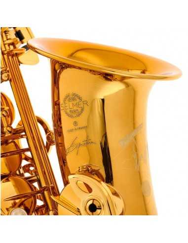 Saxofón Alto Selmer Signature Dorado Goldmessing Grabado DGG