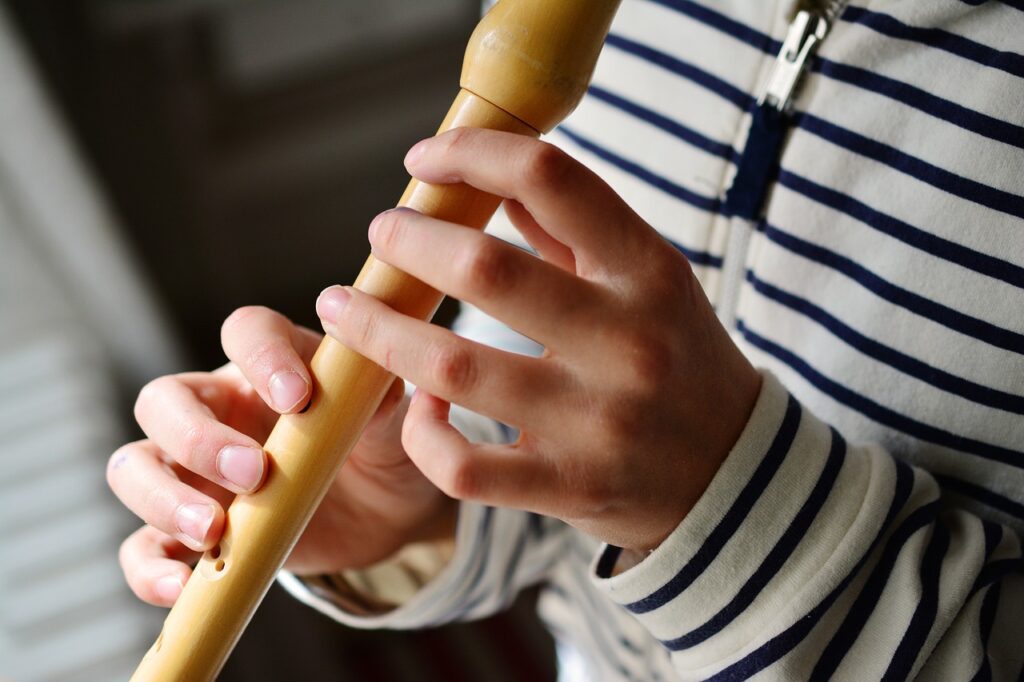 Materiales de los que están hechas las flautas flauta dulce enseñanza niños