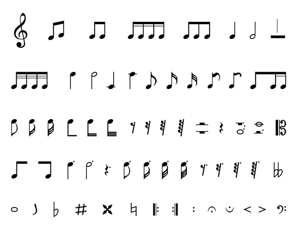 figuras musicales notación musical