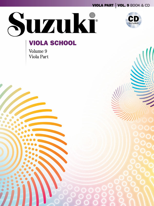 Suzuki Viola School Vol. 9 + CD - portada