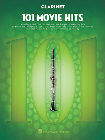 101 Movie Hits for Clarinet, Hal Leonard