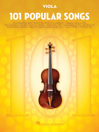 101 Popular Songs for Viola, Hal Leonard