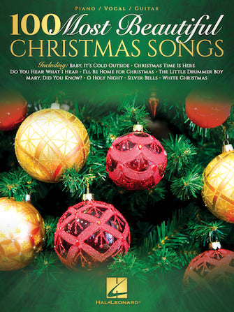 100 Most Beautiful Christmas Songs PVG, Hal Leonard
