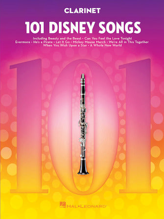 101 Disney Songs for Clarinet, Hal Leonard