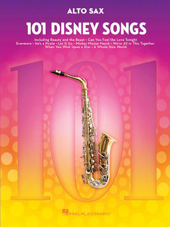 101 Disney Songs for Alto Sax, Hal Leonard
