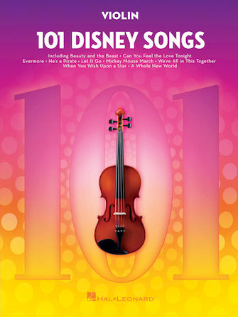 101 Disney Songs for Violin, Hal Leonard