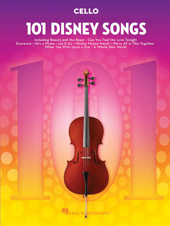 101 Disney Songs for Cello, Hal Leonard