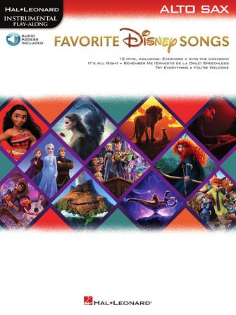 Favorite Disney Songs para Saxofon Alto, Audio Online