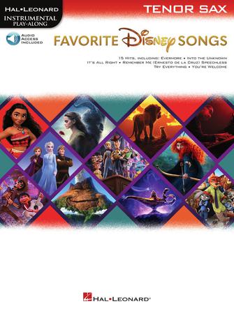 Favorite Disney Songs para Saxofon Tenor, Audio Online