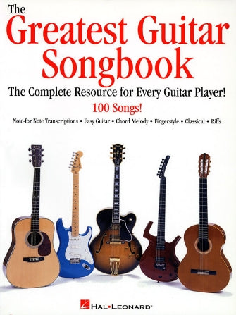 The Greatest Guitar Songbook - Hal Leonard HL00699142