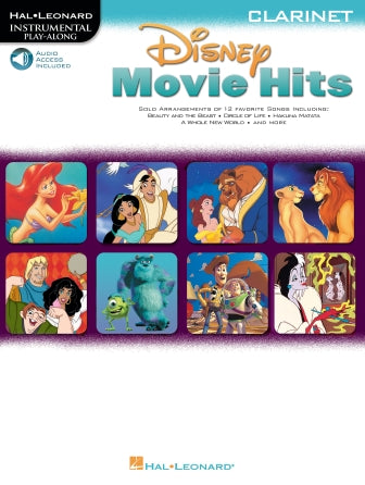 Disney Movie Hits para Clarinete, Audio Incluido. Varios.
