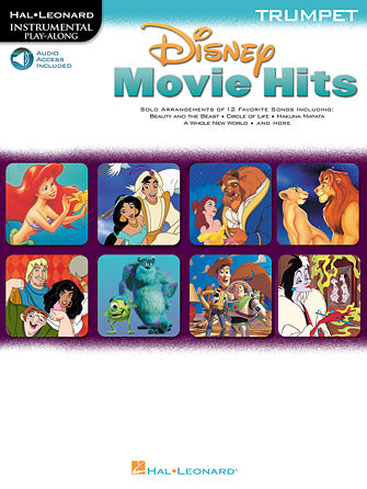 Disney Movie Hits para Trompeta, Audio Online. Varios.
