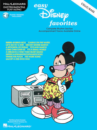 Easy Disney Favorites para Violonchelo y Contrabajo, Audio Online