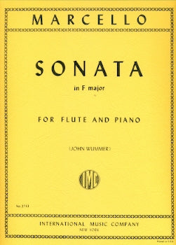 Sonata in F Major para Flauta. Marcello, B.