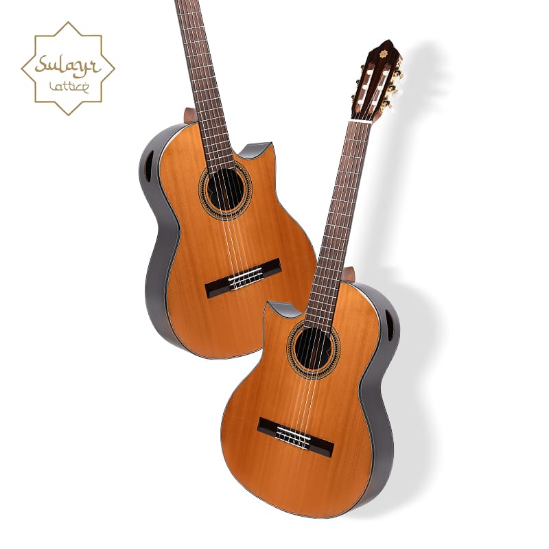 Guitarra Clasica Cutaway Sulayr Lattice Pino SL-100SP-CW_02