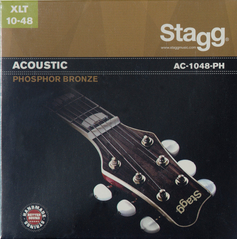 Juego Cuerdas Stagg Acustica Phosphor Bronze 10-48