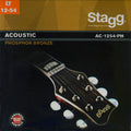 Juego Cuerdas Guitarra Acustica Stagg Bronce Fosforado 12-54 AC-1254-PH_01