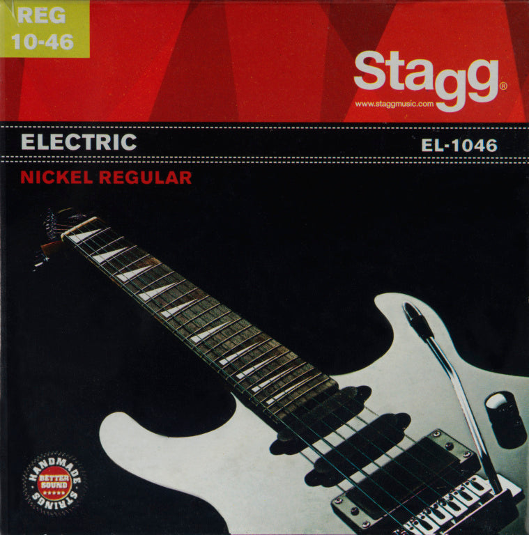 Juego Cuerdas Guitarra Electrica Stagg Acero Niquelado 10-46 EL-1046_01