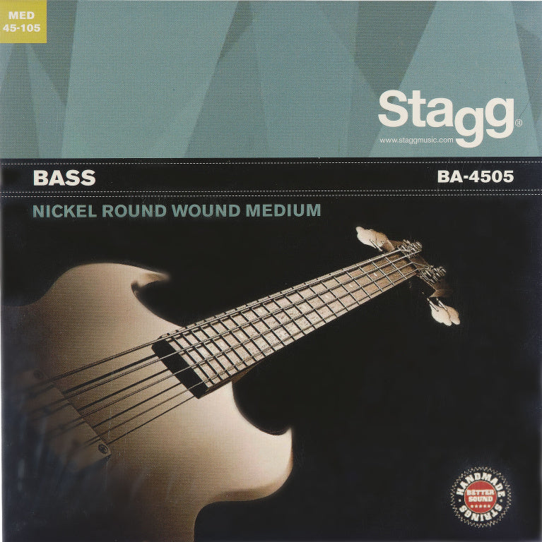 Juego Cuerdas Bajo Electrico Stagg Niquel 45-105 BA-4505_01