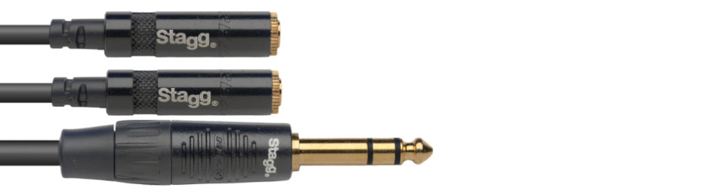 Cable Adaptador Stagg Mini Jack 10cm N-Series NYA010/PS2MJSR