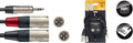 Cable Microfono Stagg XLR - Mini Jack 3m N-Series NYC3/MPS2XMR