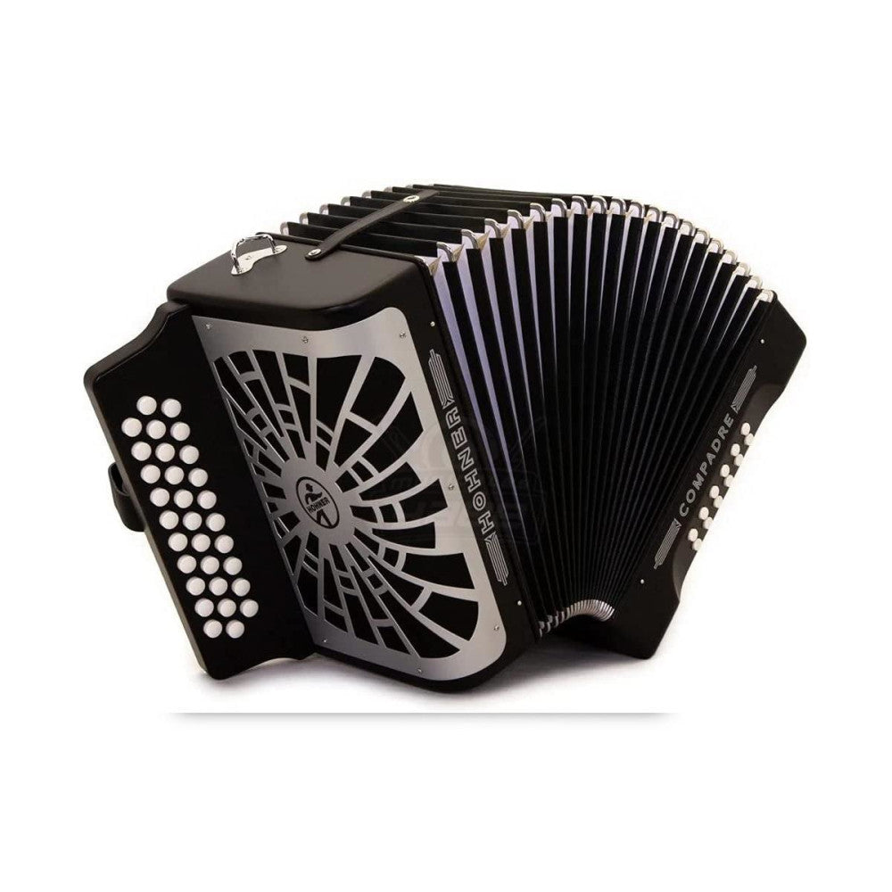 Acordeón FBbEb Hohner Compadre A-48421 Negro