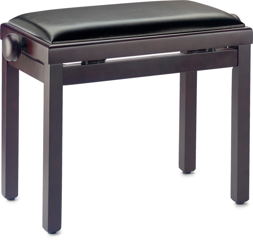 Banqueta Piano Stagg Palisandro Mate Tapa Vinilo Negro PB39 RWM SBK_01