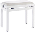 Banqueta Piano Stagg Blanco Mate Tapa Vinilo Blanco PB39 WHM SWH_01
