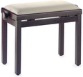 Banqueta Piano Stagg Palisandro Mate Tapa Terciopelo Beige PB39 RWM VBE_01