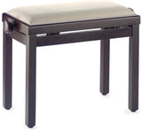 Banqueta Piano Stagg Palisandro Mate Tapa Terciopelo Beige PB39 RWM VBE