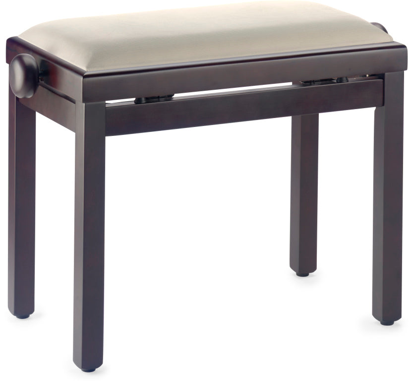 Banqueta Piano Stagg Palisandro Mate Tapa Terciopelo Beige PB39 RWM VBE_01