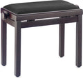 Banqueta Piano Stagg Palisandro Mate Tapa Terciopelo Negro PB39 RWM VBK_01