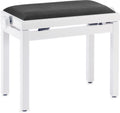 Banqueta Piano Stagg Blanco Mate Tapa Terciopelo Negro PB39 WHM VBK_01