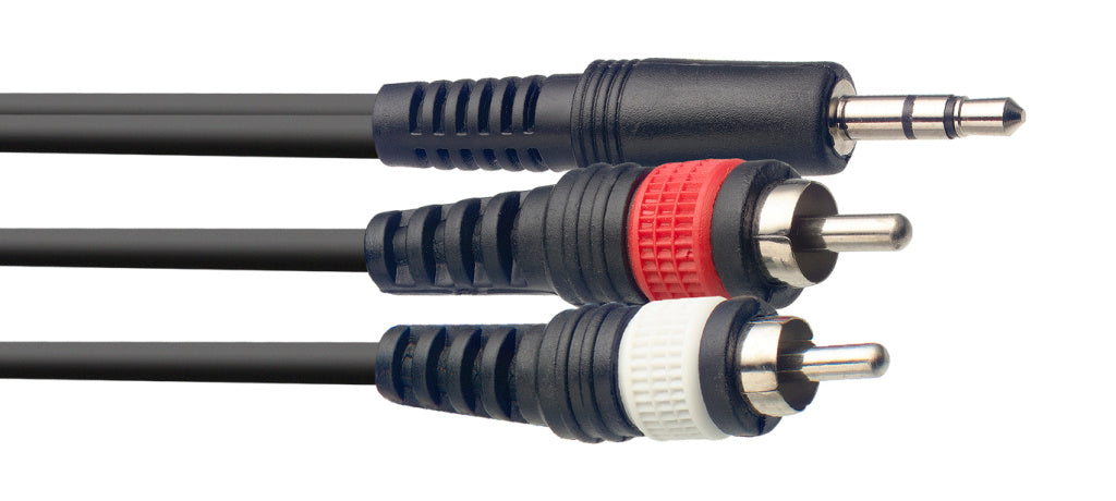 Cable Microfono Stagg Mini Jack - RCA 6m S-Series SYC6/MPSB2CM E