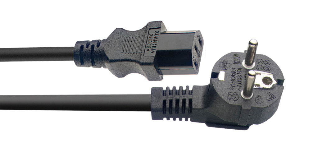 Cable Alimentacion Stagg IEC - Schuko 1,5m S-Series SPW15IECFPEU15