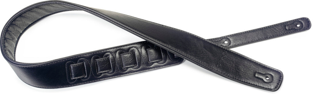 Correa Guitarra Stagg Piel Sintetica Negra