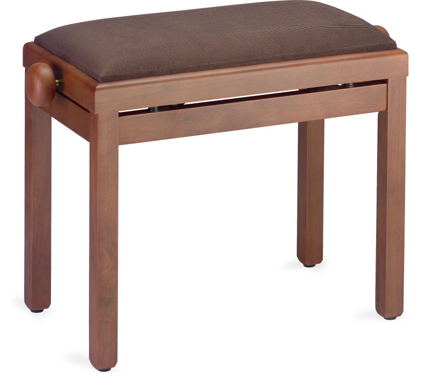 Banqueta Piano Stagg Nogal Claro Mate Tapa Terciopelo Marron PB39 WNLM VBR_01