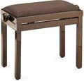 Banqueta Piano Stagg Nogal Brillo Tapa Terciopelo Marron PB39 WNP VBR_01