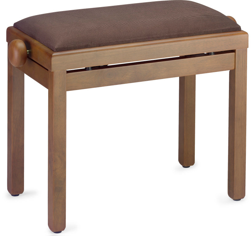 Banqueta Piano Stagg Nogal Mate Tapa Terciopelo Marron PB39 WNM VBR_01