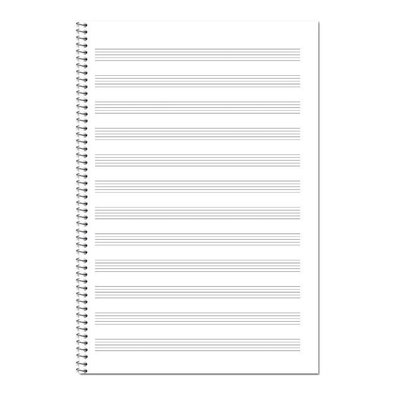 Libreta Din A4 12 Pautas