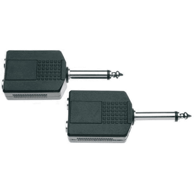 Stereo to Mono JACK to JACK Adapter