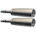Male XLR to Stereo Jack Adapter