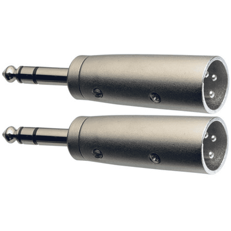 Male XLR to Stereo Jack Adapter